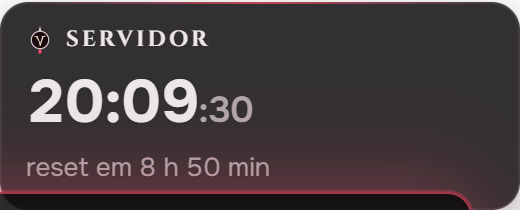 Relógio do servidor